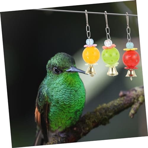 Happyyami Parrot Foraging Toys 6pcs Cotton Rope Wood Hanging Set — view 2