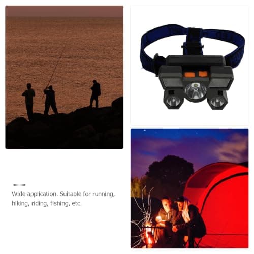 PACKOVE Rechargeable LED Headlamp with 300m Beam for Fishing Hiking — view 3