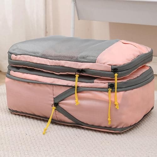 Compression Packing Cubes Portable Lightweight Travel Organizer Bags — view 3