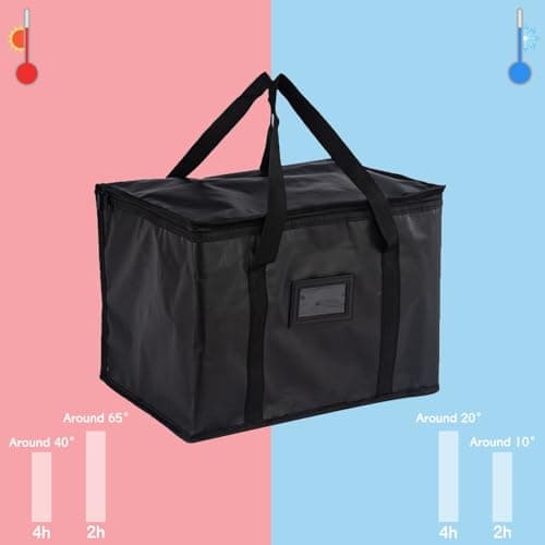 GwaOery Soft Cooler Bag 50L Insulated Picnic Thermal Food Delivery Bag — view 3