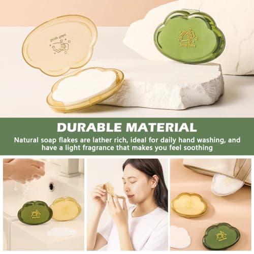 Parthan 3 Boxes Travel Soap Sheets 150 Pcs Paper Soap Sheets Scented Soap Paper Hand Wash Paper for Indoor or Travel Camping Hiking Outdoor Activities — view 3