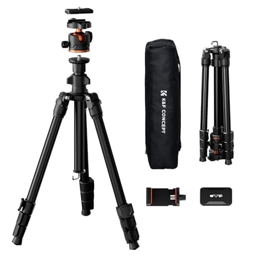 K&F CONCEPT 178cm/70" Compact Camera Tripod