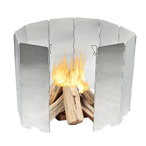Ram® Camp Camping Windshield Stove Aluminium Camping Windshield Compact Folding Camping Stove