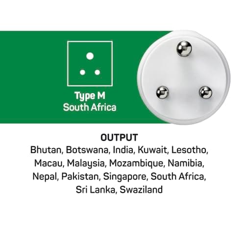 Go Travel UK to South Africa Plug Adapter, earthed & compact — view 6