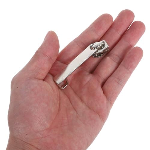 FRCOLOR 20pcs Explosion Luggage Zipper Pull Replacement Double Layer Metal Slider for Suitcase Repair Kit Secure Zipper Lock for Travel Bags and Jackets — view 4
