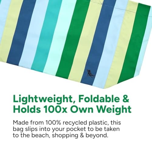 Dock & Bay Everyday Beach Tote Bag - Reusable Beach Handbag & Shopping Carrier - Cool Lagoon — view 4