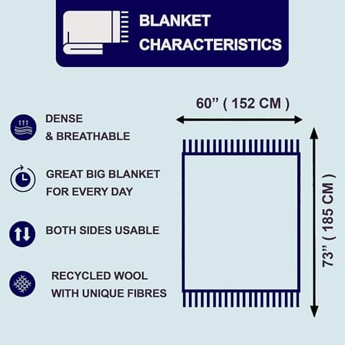BRAW CLANS TARTANS Soft Wool Tartan knee blanket lap throw - lap blanket for sofa with Fringed Edges - Compact Travel essentials & Car seat throw - Macgregor plaid — view 5