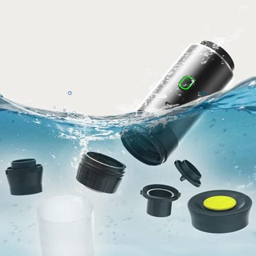 Portable Coffee Maker - Rechargeable Portable Coffee Machine | Coffee Machine Filter | Travel Coffee Maker | Travel Pot for Camping | Rechargeable RV Device, Hiking — view 4