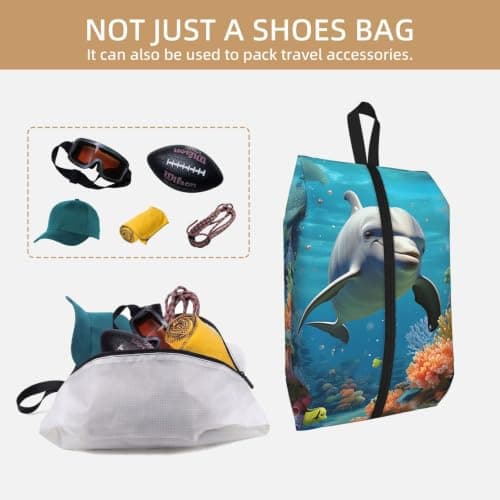 Shoe Bags For Travel Large Waterproof Travel Shoe Bag With Handle, 2pcs — view 5