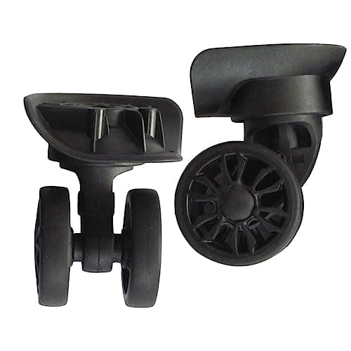 Hzoibyze 2Pcs A89 Luggage Replacement Wheels Silent Wheel for Suitcase Shopping Carts — view 6