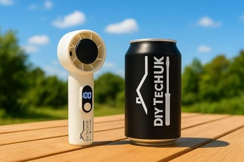 DIY TECH UK - CoolBlast Mini - 2 in 1 Handheld Rechargeable Mini Fan — view 6