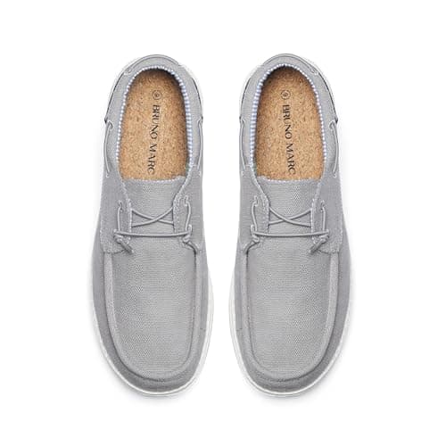 Bruno Marc Men's Slip-on Loafers Shoes,Size 12,Grey,SBLS223M — view 4