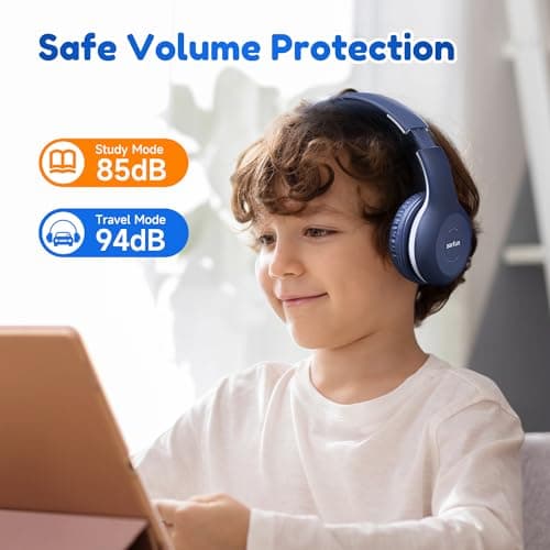 EarFun K2 Kids Headphones Wireless with Mic 45H Playtime, Volume Limit — view 4