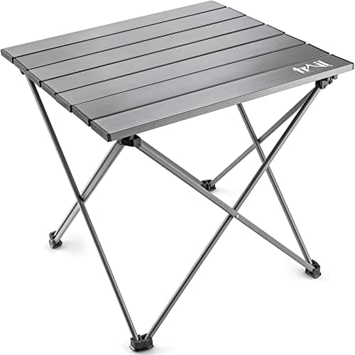 Trail Small Lightweight Aluminium Camping Table, L43cm x W40cm x H40cm