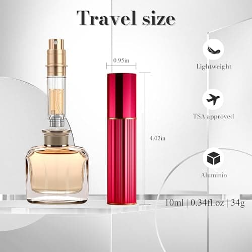 Perfume Atomiser 10ML Travel Perfume Bottle 2PCS Atomiser Spray Bottle — view 3