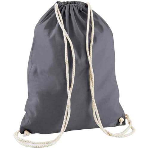 Westford Mill Cotton Gymsac - Graphite Grey