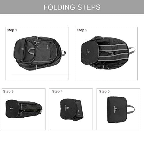 FLAMEHORSE Lightweight Foldable Backpack 30L Packable Rucksack — view 3