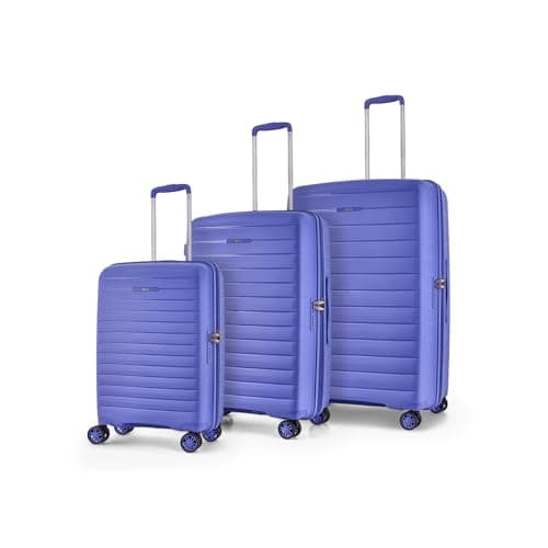 Rock Palma Set of 3 Hard Shell Suitcases - Lavender