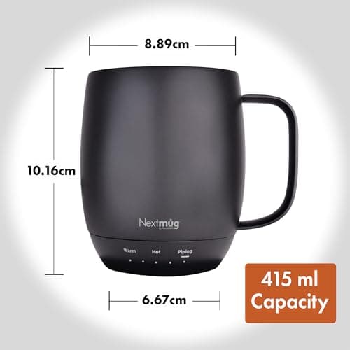 Nextmug - Temperature-Controlled, Self-Heating Coffee Mug — view 6