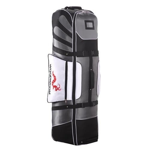 Woodworm Golf Deluxe Travel Cover With Wheels : Silver — view 3