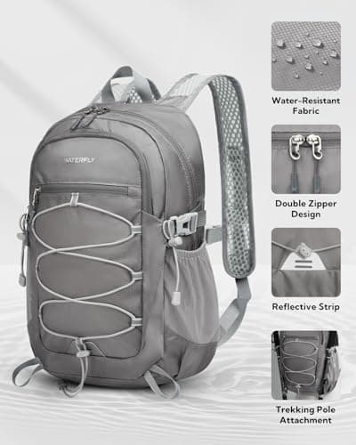 Waterfly 15L Lightweight Packable Backpack Foldable Daypack for Hiking — view 3