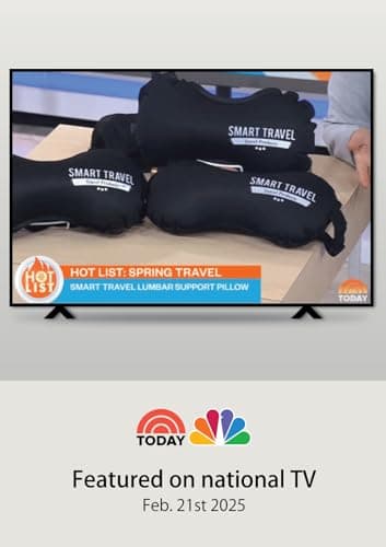 SMART TRAVEL Inflatable Lumbar Support Travel Pillow for Airplane Seat — view 2