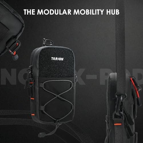 TARION Backpack Strap Pouch with POV Camera Mount for Walking & Hiking — view 3