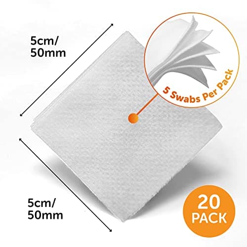 JFA Medical Premium Sterile Gauze Swabs 5cm x 5cm - Pack of 100 — view 5