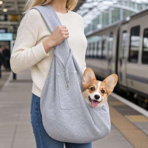 Puppy Carrier Backpack, Hands-Free Pet Travel Bag — view 5