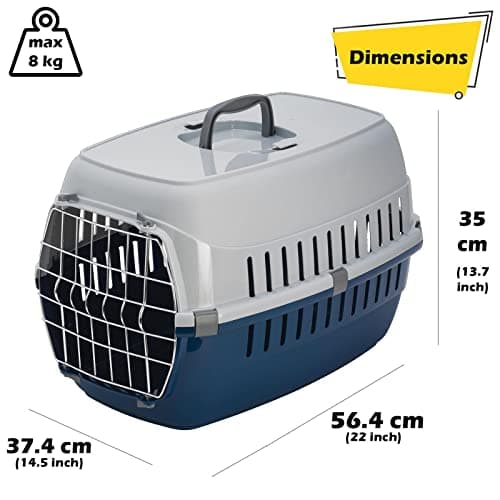 CAT CENTRE Pet Transport Carrier, Cat Dog Kitten Puppy Travel Box Cage — view 6