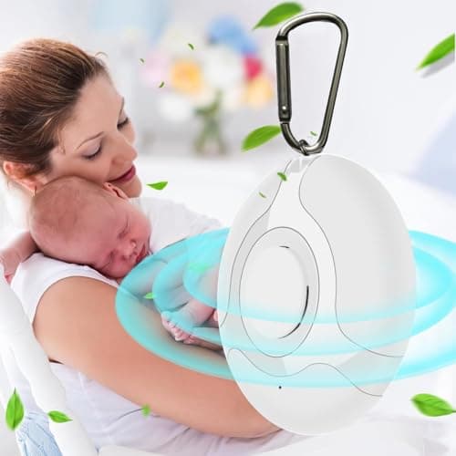 Ultrasonic Portable Pest Repeller, Ultrasonic Mosquito Repellent Device, Indoor/Outdoor Insect Repeller, USB-Charging Insect Repellent Device, Pendant Repeller for Fleas, Mosquitoes and Ticks - White — view 2