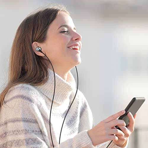 Blukar Earphones, In-Ear Headphones Earphones High Sensitivity Microphone — view 6