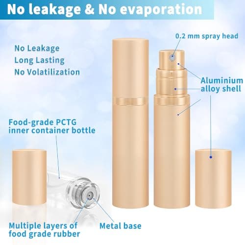 5ml 1-Pack Travel Refillable Perfume Atomiser Bottle, Perfume Refill Bottle — view 3