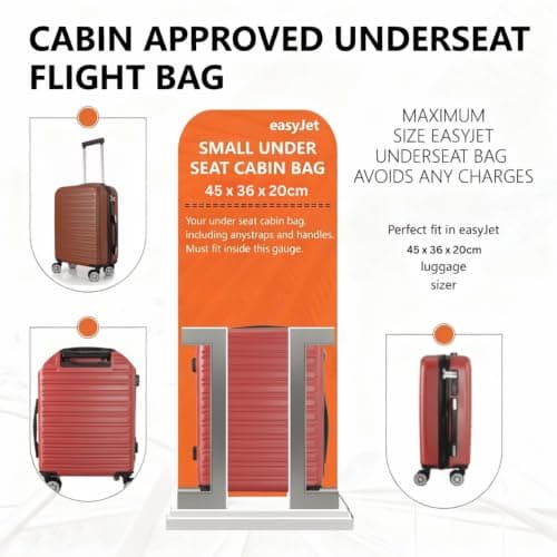 Underseat Travel Case, Burgundy — view 3