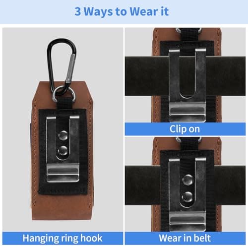KENOBEE Faux Leather Multitool Case, EDC Pouch for Camping and Hiking — view 5