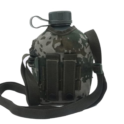 Canteen Water Bottle Insulation Bottle With Camouflage Cover