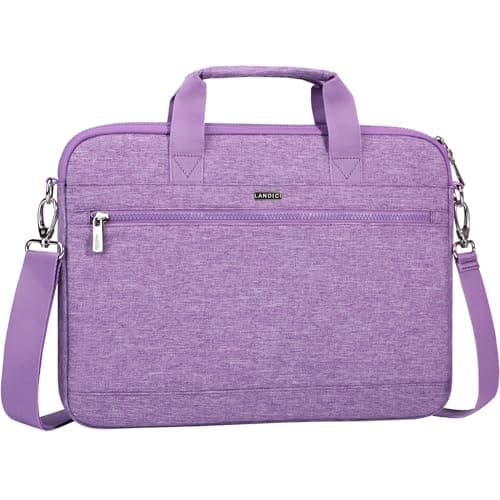 LANDICI 360°Protective Laptop Bag 14 15 Inch with Shoulder Strap