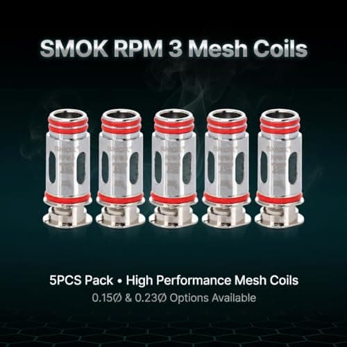 SMOK RPM 3 Replacement Coils 0.23 Ohm Mesh [Pack of 5] — view 5