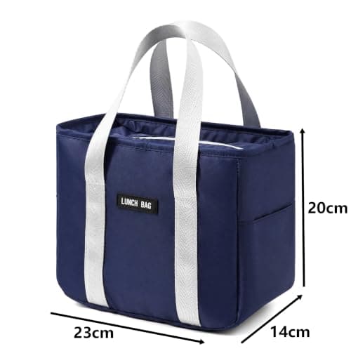 Large Capacity Lunch Bag with Reinforced Handle Oxford Cloth Waterproof — view 4