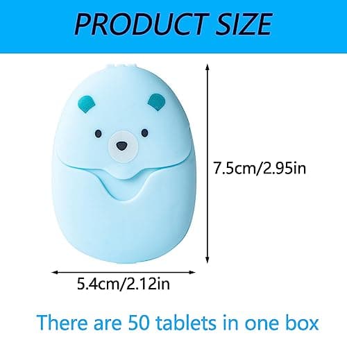 2 Boxes(100 Sheets) Travel Paper Soap Sheets Washing Cleaning Hand Bath Scented Paper Soap Outdoor Mini Slice for Indoor and Outdoor Activities — view 2