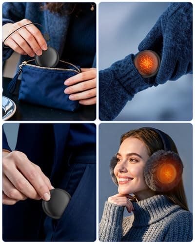 COZOME Hand Warmers Rechargeable 2 Pack, 2-in-1 Electric Portable Design — view 6