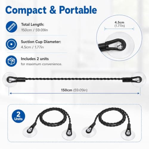 2 Pack Travel Washing Line Travel Clothes Line HolidayWashing Lines — view 2