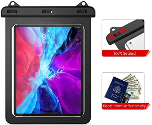 HopMore Universal Waterproof Case for iPad Samsung Lenovo,Tablet Pouch Dry Bag for iPad Pro 12.9"/11"/13" / Air 13"/11" A16 / 10.9",Galaxy Tab S11, Tab M11,Fire Max 11,Android Tablet Up to 13.5 inch — view 3