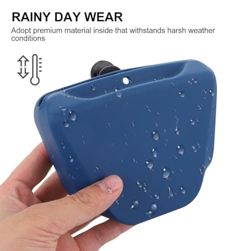 TOMETURE Silicone Dog Treat Pouch Weather-resistant and User-friendly Design with Buckle Sturdy Food Bag for Walking and Travel for Pet Trainers and Dog Owners — view 4