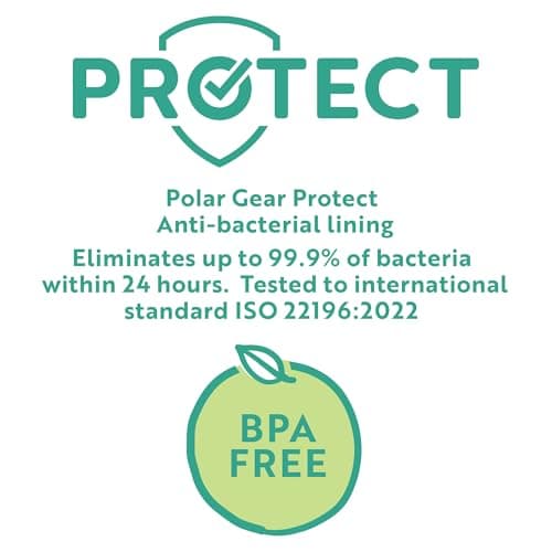 Polar Gear Insulated Lunch Bag 5L with Bottle Pocket & Strap (Black) — view 5