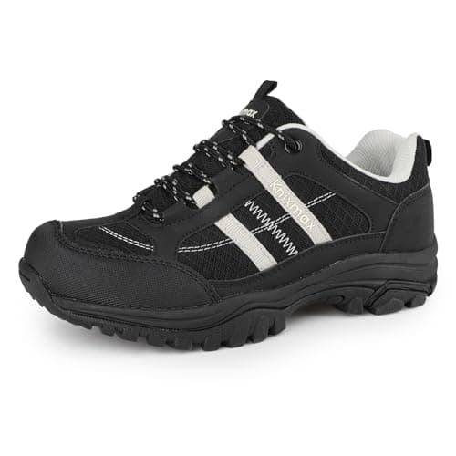 Knixmax Women's Walking Shoes, Lightweight Trainers, All Black UK 4/EU 37