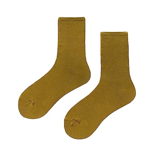 Crew Socks Soft Athletic Non-Slip Sock Cosy Moisture Wicking Anti-Blister Socks Thermal Blend Plain Leisure Sock Durable Elastic Seamles Crews Outdoor Sports Running Travel Everyday Wear — view 4