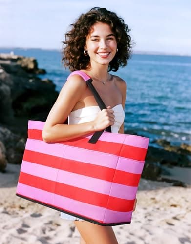 CIRYCASE Beach Bag with Cooler, 54L Extra Large Beach Bags for Women — view 2