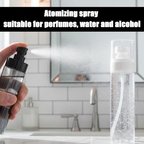 100ml Refillable Spray Travel Bottles for Toiletries Perfume, 2pcs — view 4