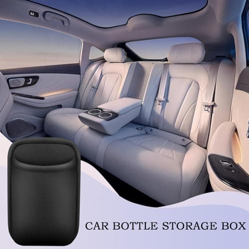 cups Backseat - Spill-Proof Backseat Organizer | Elastic Back Clips Vehicle Storage | Adaptable Fabric Car Seat Organiser for Long Distance Travel or Road Trips — view 5